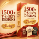 باقة تصاميم التيشيرتات الاحترافية لكوريل درو – أكثر من 1500 تصميم