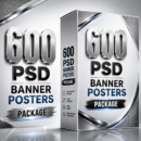 باقة البنرات الاحترافية PSD – 600 تصميم مميز