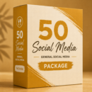 حزمة تصاميم وسائل التواصل الاجتماعي الاحترافية – 50 تصميم مميز