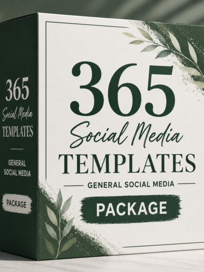 حزمة قوالب وسائل التواصل الاجتماعي الاحترافية – 365 تصميم مميز