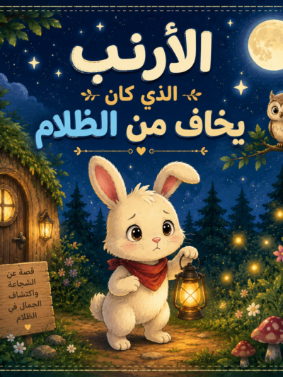 قصة عن الأرنب الذي كان يخاف من الظلام